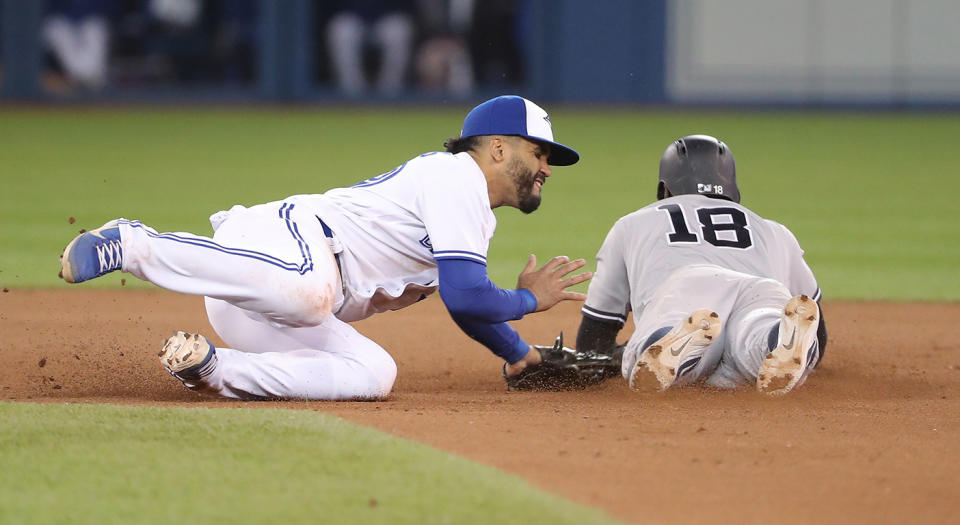 The Toronto Blue Jays keep finding new ways to lose. (Tom Szczerbowski/Getty Images)