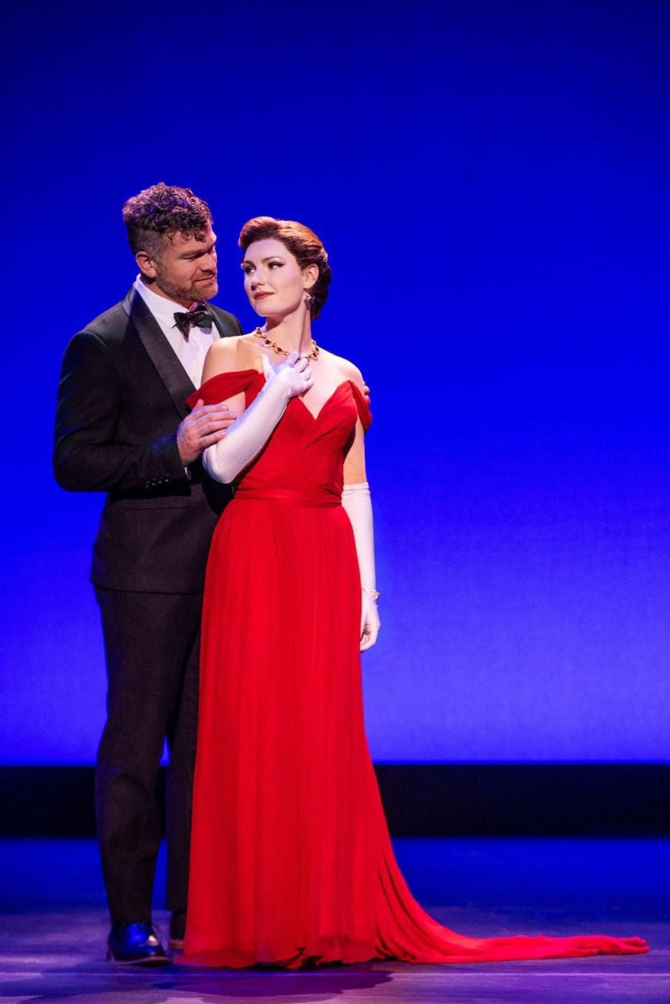 Chase Wolfe and Ellie Baker in the Broadway tour of "Pretty Woman."