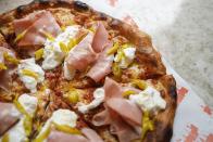 <p>If you're tired of oily, undercooked takeaway pizza, choose <a href="https://asap.pizza/" rel="nofollow noopener" target="_blank" data-ylk="slk:ASAP Pizza;elm:context_link;itc:0;sec:content-canvas" class="link ">ASAP Pizza</a> instead. Born in the midst of Covid, the team behind Michelin-starred Lyle's set about bringing New York-style sourdough pizzas to the capital. The menu features both red and white pizzas, made with British wheats and high quality toppings. The Porco Verde - with green pesto, mortadella, stracciatella, guindillas - comes highly recommended with produce so good it was hard to see how it had spent travel time without losing any of its freshness. Since February, ASAP Pizza has been running a guests series, bringing together different chefs from around the world to create a pizza recipe available to order for one week only. These elevated pizzas come with elevated prices, but - with toppings this good - it's 100 per cent worth it.</p><p><strong>Delivery radius:</strong> Three miles of London Bridge</p><p><a href="https://www.instagram.com/p/CHQQ9IzHmuW/" rel="nofollow noopener" target="_blank" data-ylk="slk:See the original post on Instagram;elm:context_link;itc:0;sec:content-canvas" class="link ">See the original post on Instagram</a></p>