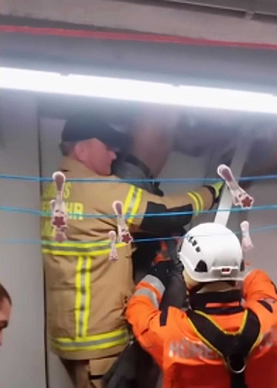 Boy gets stuck in Austria chimney while 'pretending to be Santa'