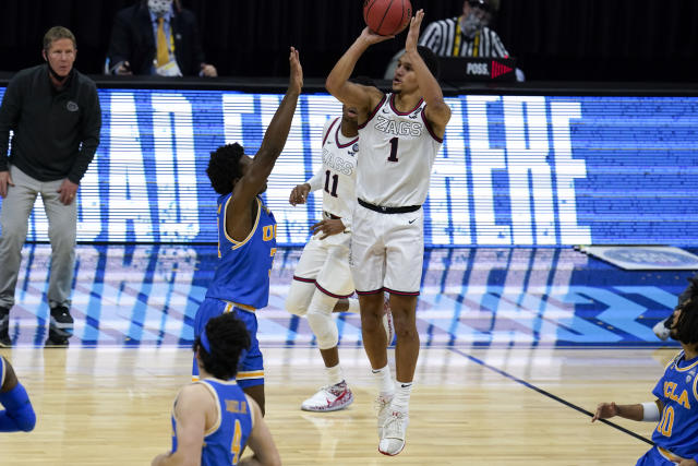 Gonzaga star guard Jalen Suggs has the game — and a familiar name. Here's  his Ravens connection.