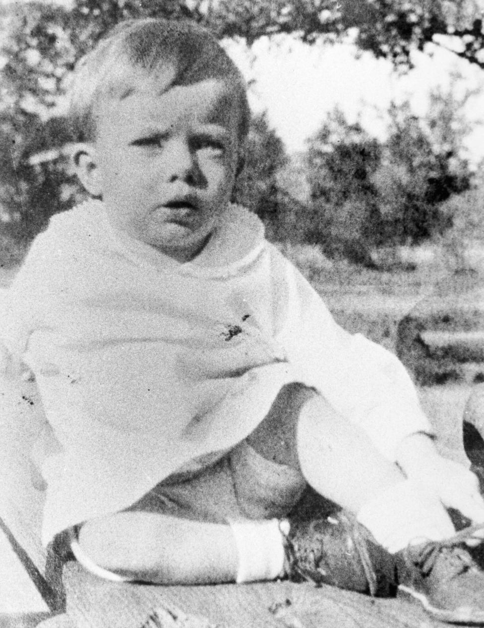 Jimmy Carter at one year old