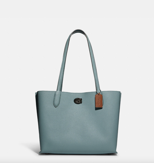 Coach Pennie Shoulder Bag 25 In Signature Canvas, colorblock. 