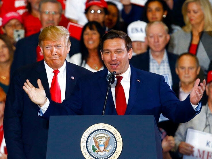 Trump DeSantis