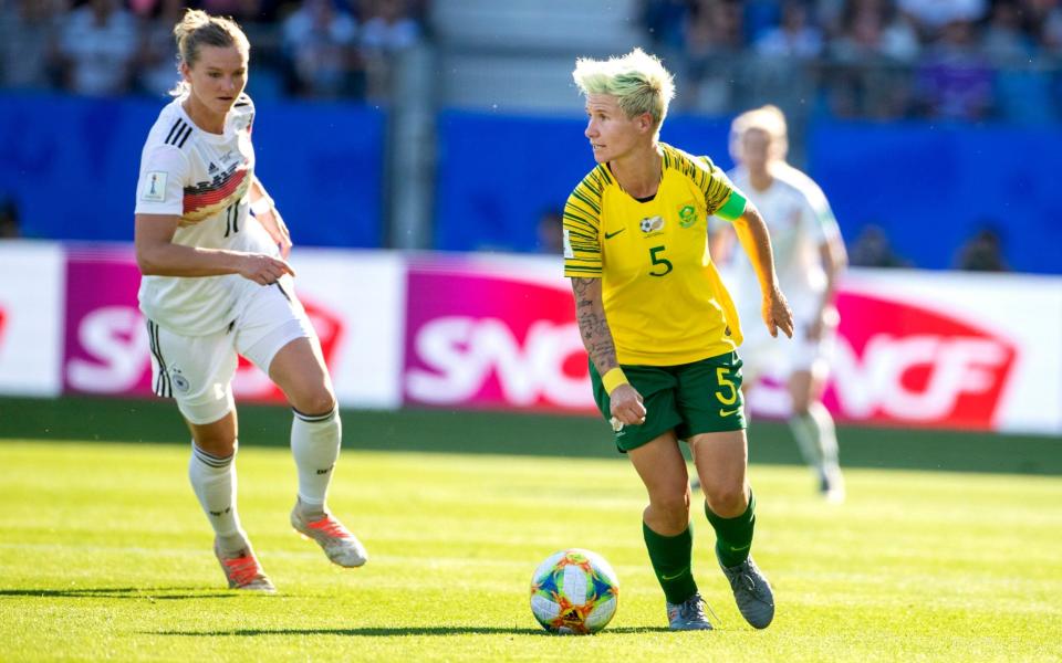 Janine van Wyk in action for South Africa - GETTY IMAGES