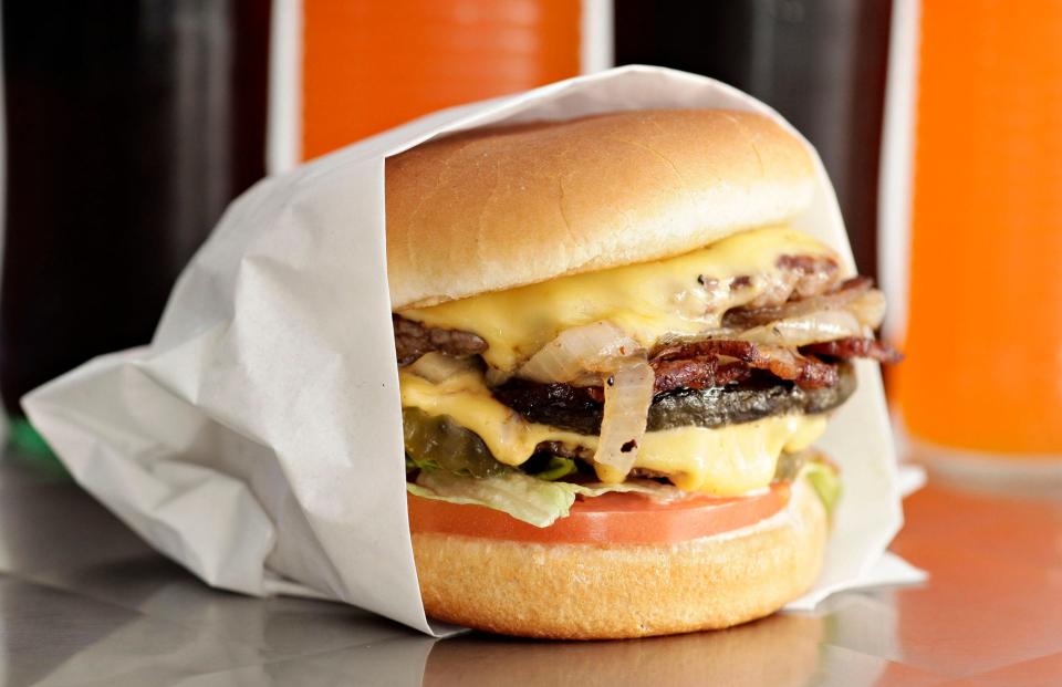 The deluxe cheeseburger at The Stand, in Phoenix's Arcadia neighborhood.