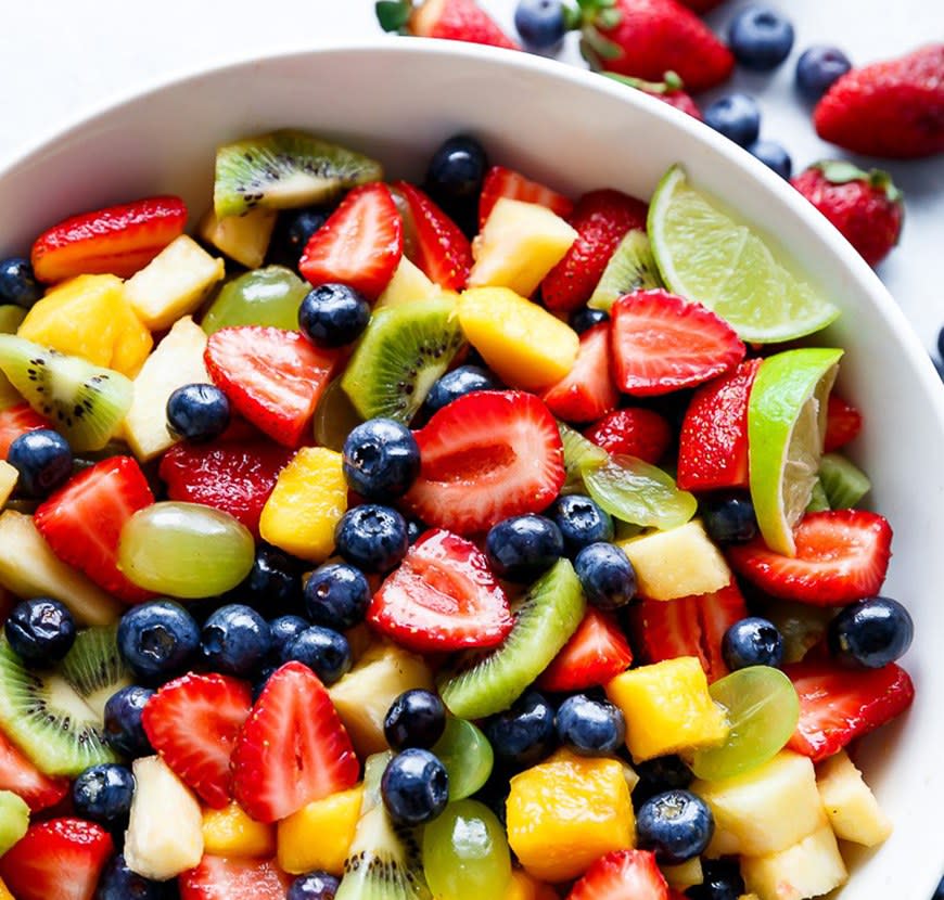 Honey-Lime Fruit Salad from Cafe Delites