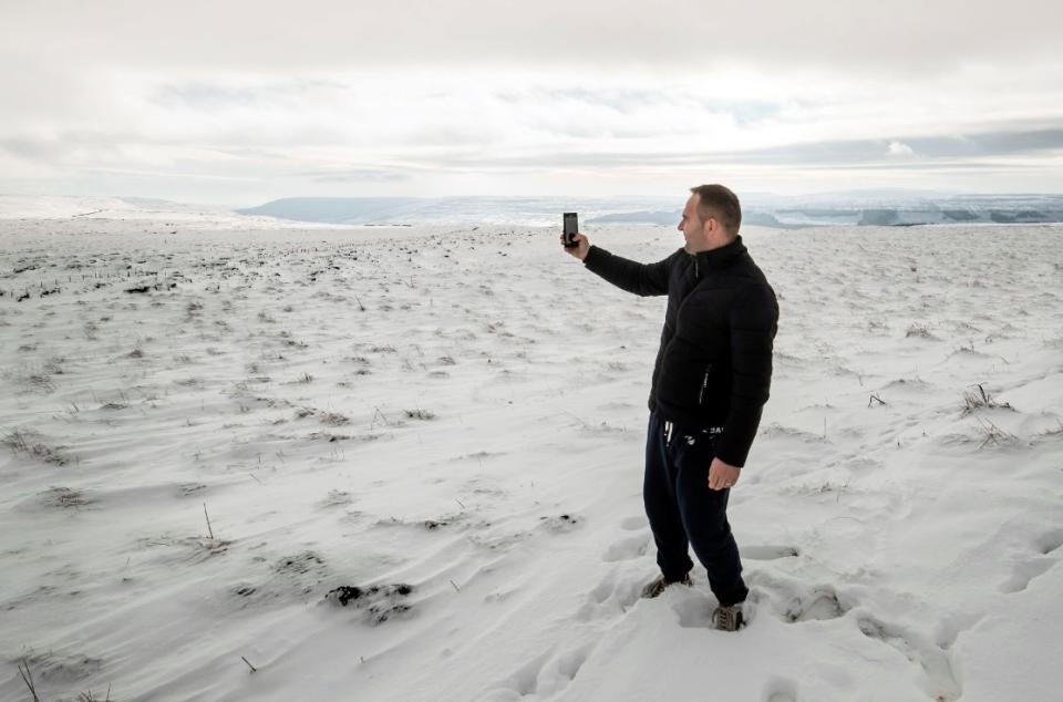 The windy conditions follow snow and freezing temperatures earlier this month (PA)