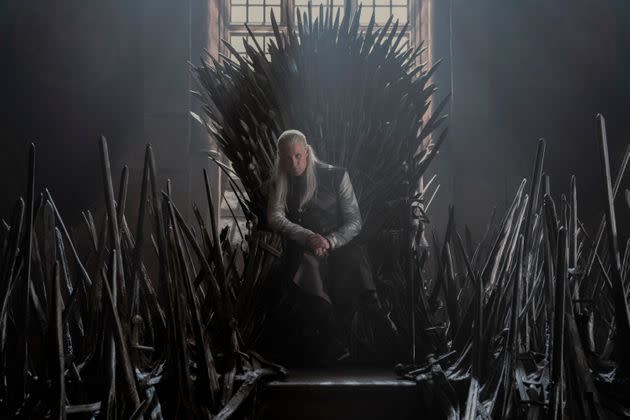 Daemon secretly steals a seat on the Iron Throne (Photo: HBO)