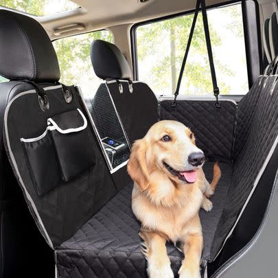 A comfy car seat cover to protect your seats from muddy pawprints