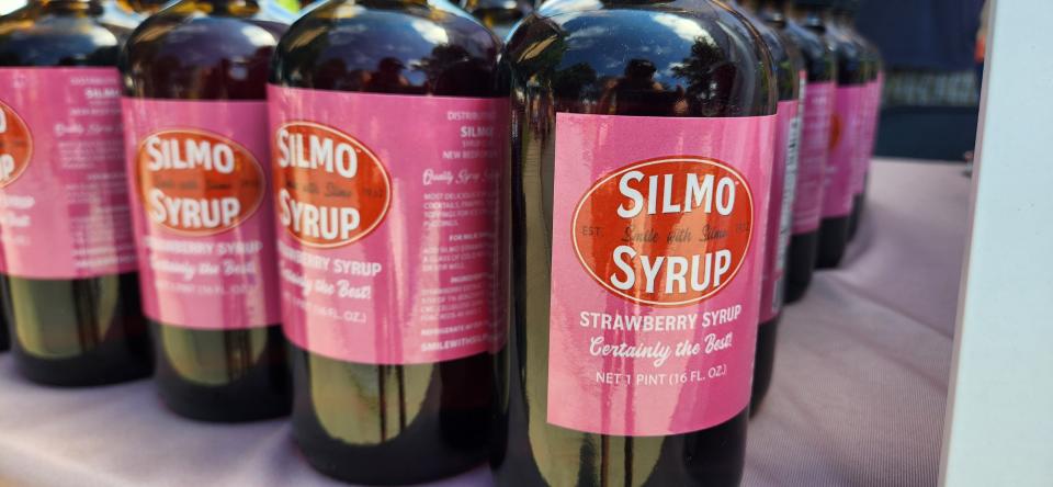 Silmo Syrup's new strawberry flavor made its debut at the Whaling City Festival this week.