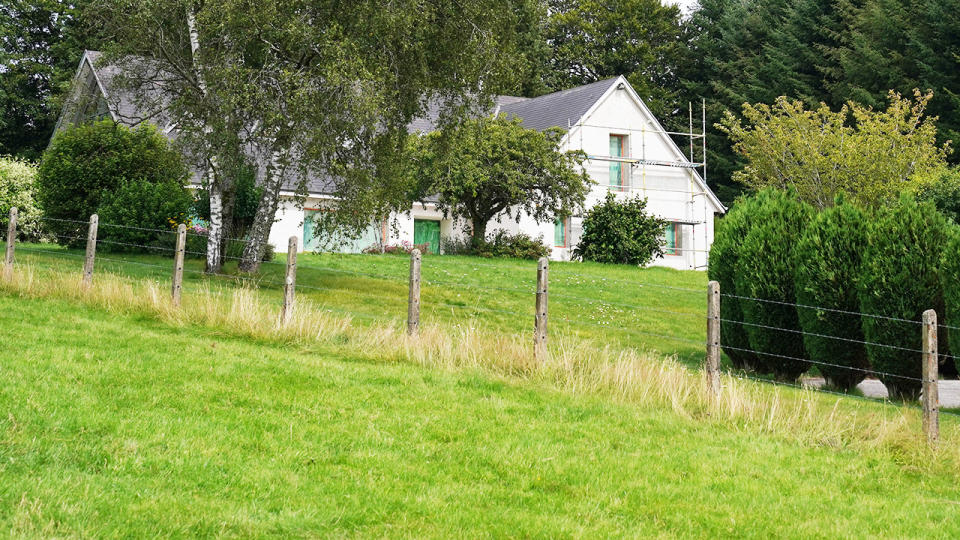 The scene of Nathalie Maillet's death, pictured here in Belgium.