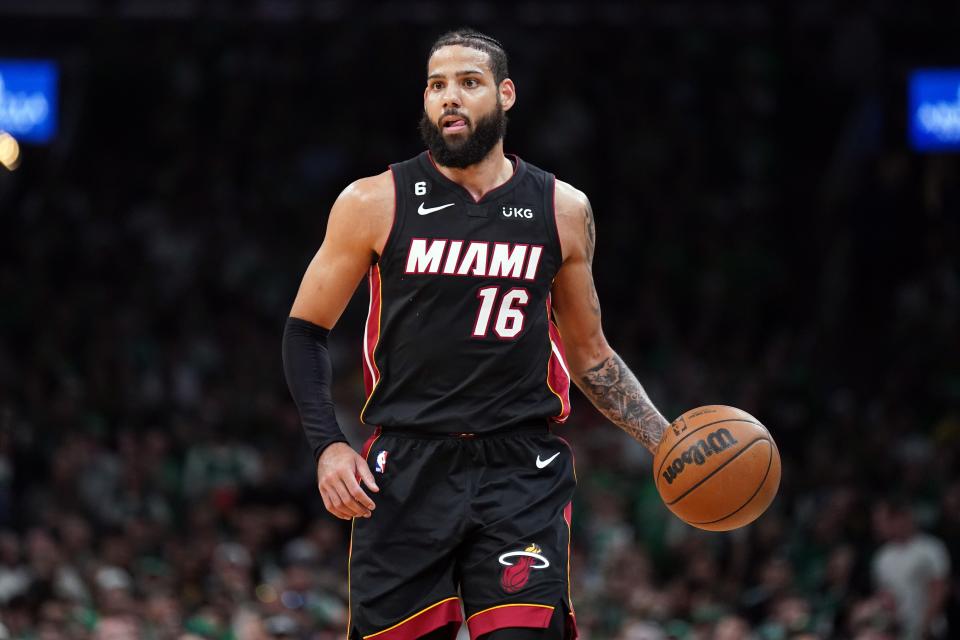 Caleb Martin came up big for the Miami Heat against the Boston Celtics in Game 7 the Eastern Conference finals.