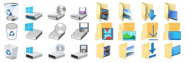 windows 10 icons
