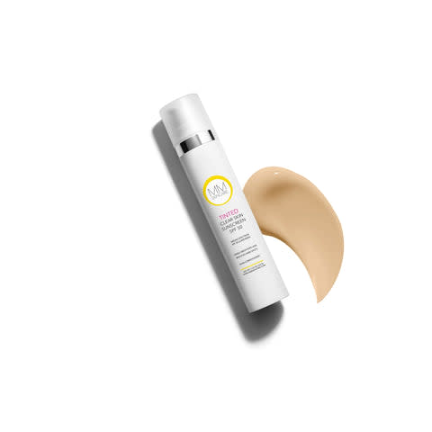 <p><a href="https://mmskincare.com/products/tinted-clearskin-sunscreen-spf-50" rel="nofollow noopener" target="_blank" data-ylk="slk:Shop Now;elm:context_link;itc:0;sec:content-canvas" class="link ">Shop Now</a></p><p>Tinted Clear Skin Sunscreen SPF 50</p><p>mmskincare.com</p><p>$44.00</p><span class="copyright">MMSkincare</span>