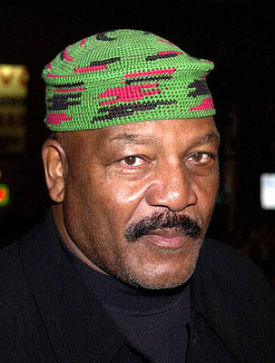 Jim Brown at the Hollywood premiere of Ali