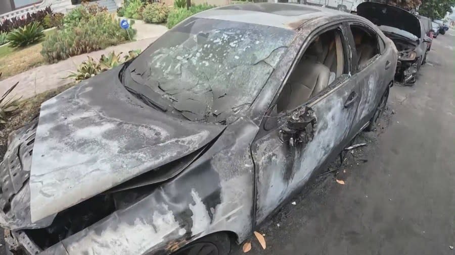 Car owners burnt by city trash truck fire yet to be paid