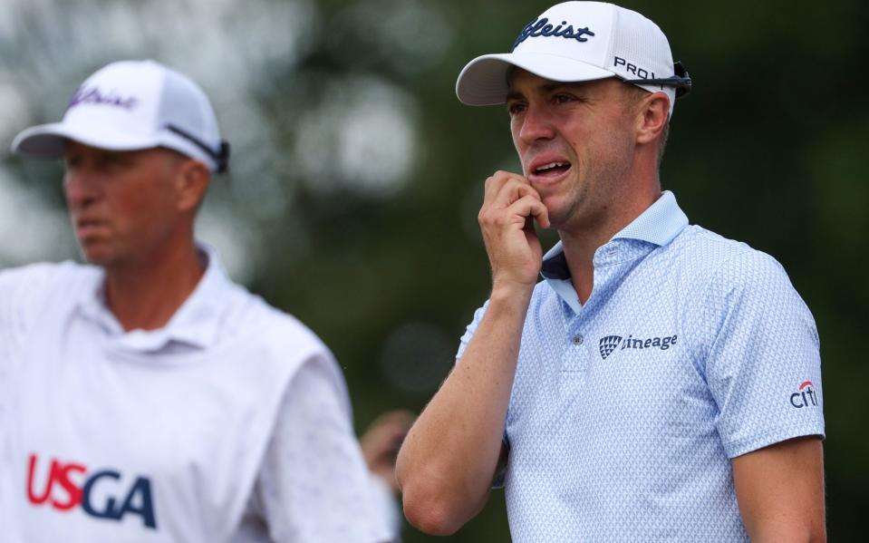 Justin Thomas railed against the rules of golf - GETTY IMAGES