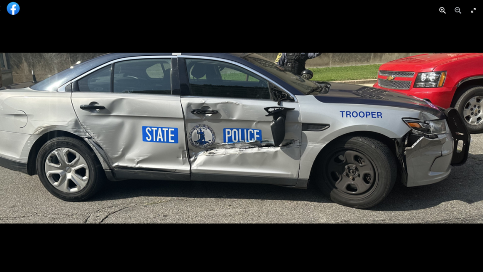 The runaway driver put the ambulance in reverse and rammed into the trooper’s patrol car, police said.