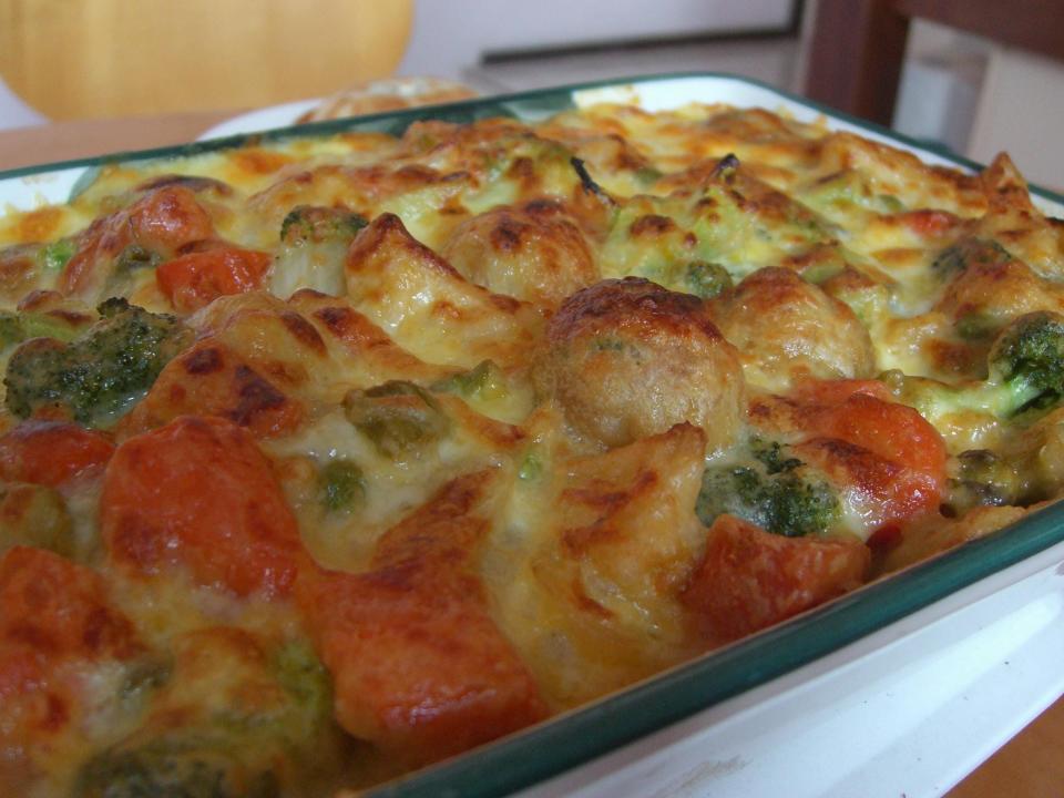 Cheese and Mixed Vegetable Bake