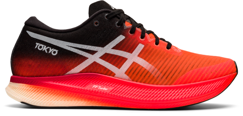 Asics’ new wonder shoe, the Metaspeed Edge (Asics)