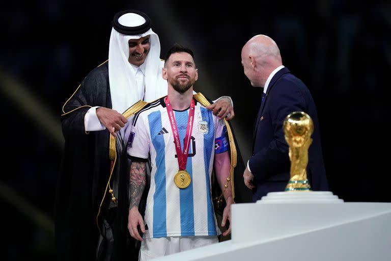 Messi se prepara para recibir la Copa del Mundo en Qatar