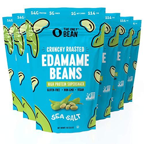 The Only Bean Crunchy Roasted Edamame Beans, 3-Pack