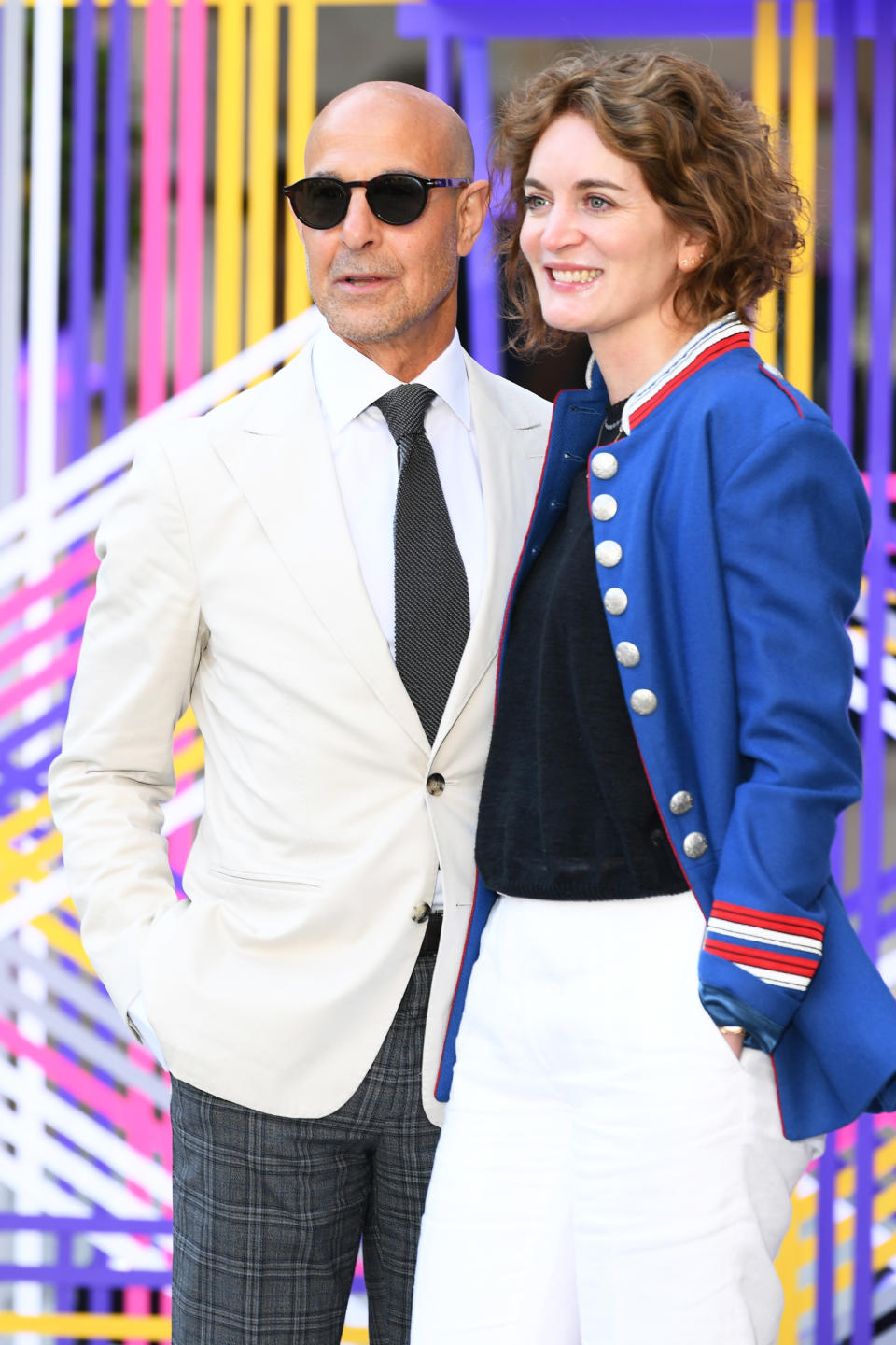 Stanley Tucci and Felicity Blunt (Joe Maher / Getty Images)