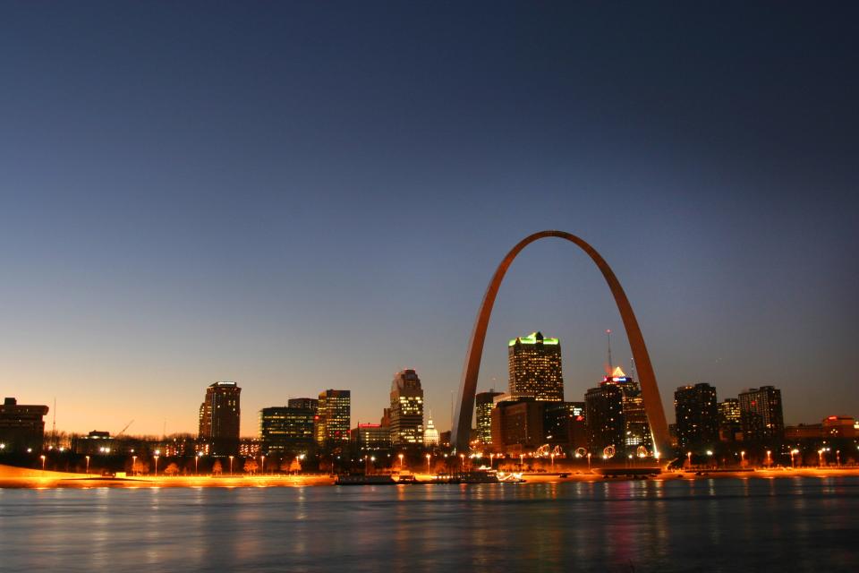 Gateway Arch National Park is an icon on the St. Louis skyline.