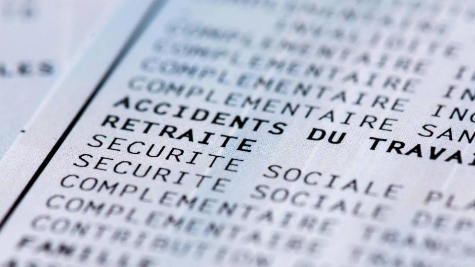 Cotisations retraite sur un bulletin de salaire