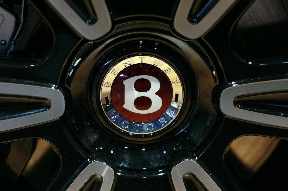 The tire of the Bentley 2013 Mulsanne