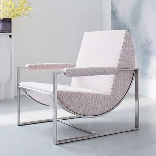 <p><a rel="nofollow noopener" href="http://www.westelm.com/products/bower-chair-h2615/?pkey=cbower" target="_blank" data-ylk="slk:Bower Lounge Chair;elm:context_link;itc:0;sec:content-canvas" class="link ">Bower Lounge Chair</a>, $599</p>