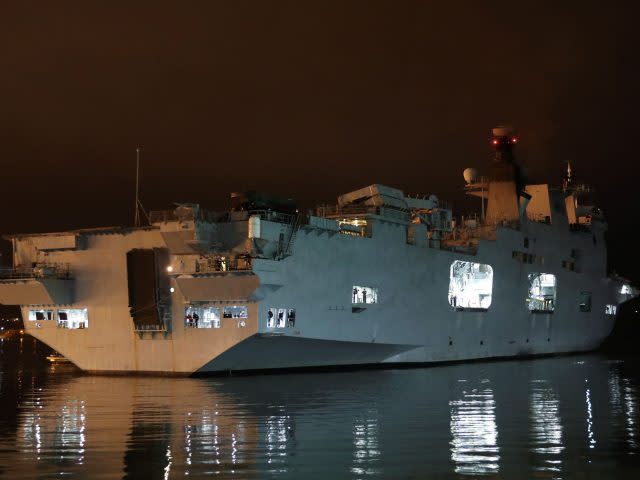 HMS Ocean after her final deployment in an illustrious career 