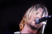 <p>Cobain signed with music label DGC Records in 1990. His band found mainstream success with "Smells Like Teen Spirit" from their second album <em>Nevermind</em> a year later.</p>