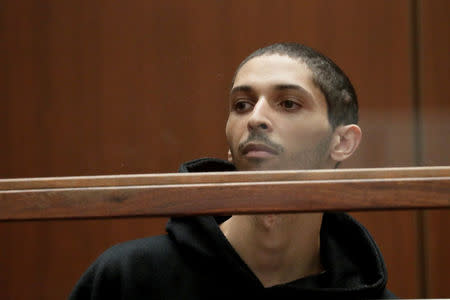 FILE PHOTO - Tyler Barriss, 25, appears in court for his extradition hearing in Los Angeles, California U.S. January 3, 2018. REUTERS/Irfan Khan/Pool