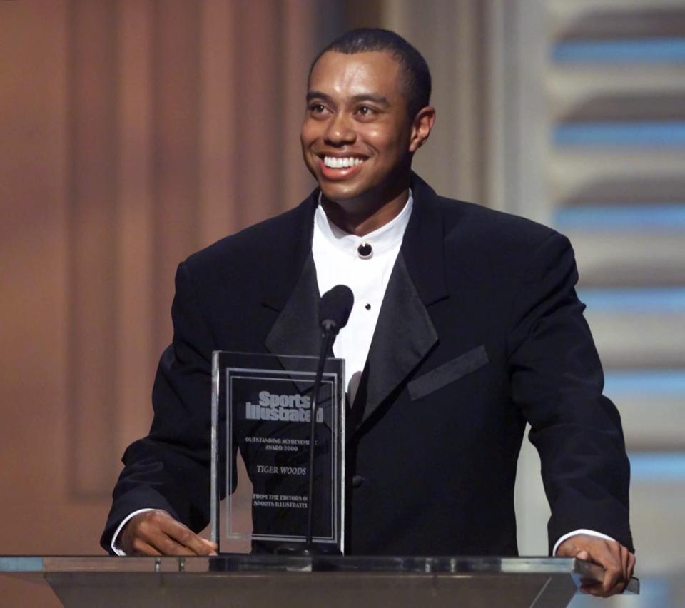 <p>Woods was named Sports Illustrated’s Sportsman of the Year for the second time in his career in 2000. That season, he began a stretch of more than five straight years as the world No. 1 ranked golfer. </p>