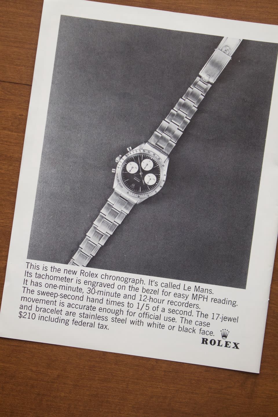 rolex watch advertisement