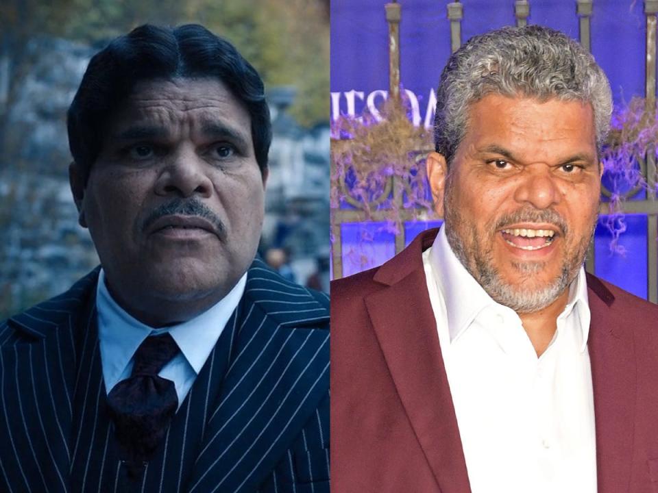 Luis Guzman as Gomez Addams in "Wednesday."