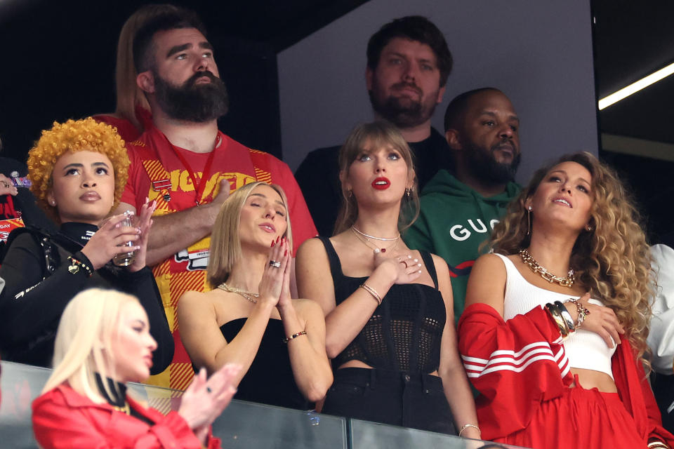 Blake Lively at the Super Bowl