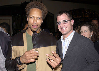 Gary Dourdan and George Eads at the LA premiere of All About The Benjamins