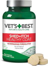 Vet's Best Healthy Coat Shed & Itch Relief Dog Supplements (2)