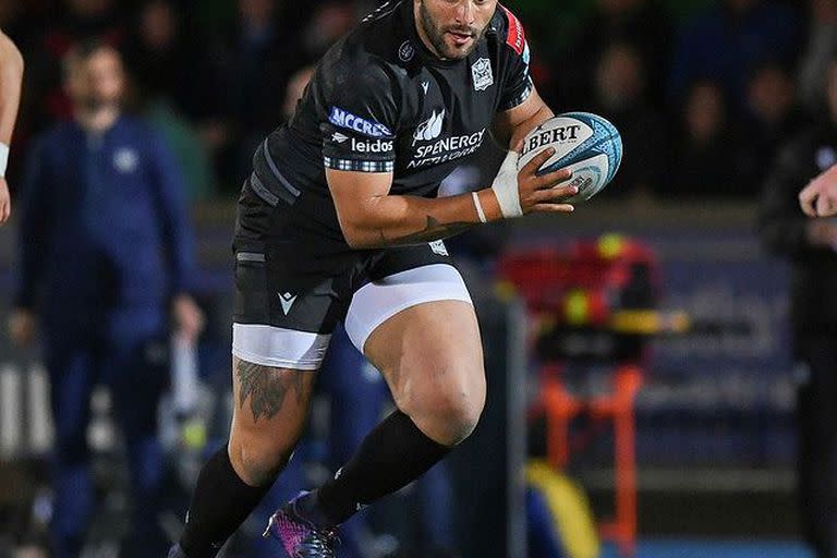 Lucio Sordoni, el jugador de Glasgow Warriors, de Escocia, es una de las opciones para el puesto vacante en los Pumas.