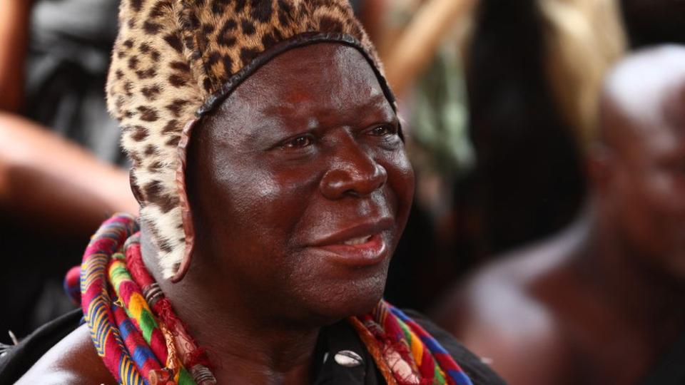 The current King of Ashanti, Otumfuo Osei Tutu II