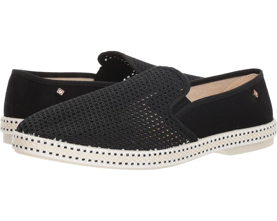 Rivieras Classic Canvas &amp; Mesh Slip-On