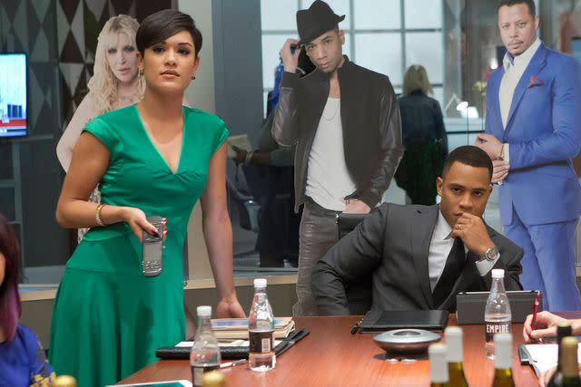 <p>OX Image Collection via Getty</p> Grace Gealey and Trai Byers in 'Empire'