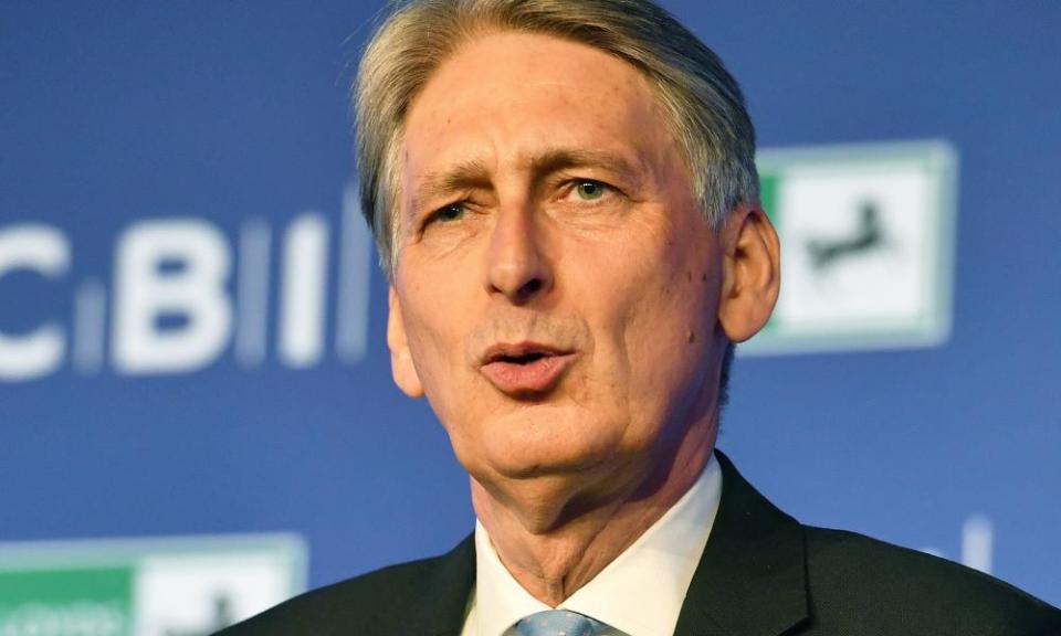 Philip Hammond: the chancellor insists that extra cash for the NHS is not portrayed as a Brexit windfall.