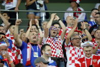 <p>Fans of Croatia before the FIFA World Cup 2018 quarter final soccer match between Russia and Croatia in Sochi, Russia, 07 July 2018. (EFE) </p>