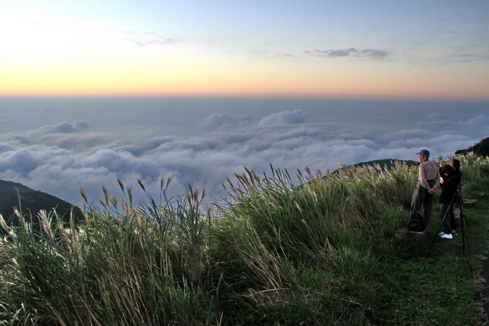 ▲ 飄渺絕美的雲海，在台北市的大屯山就可見到。