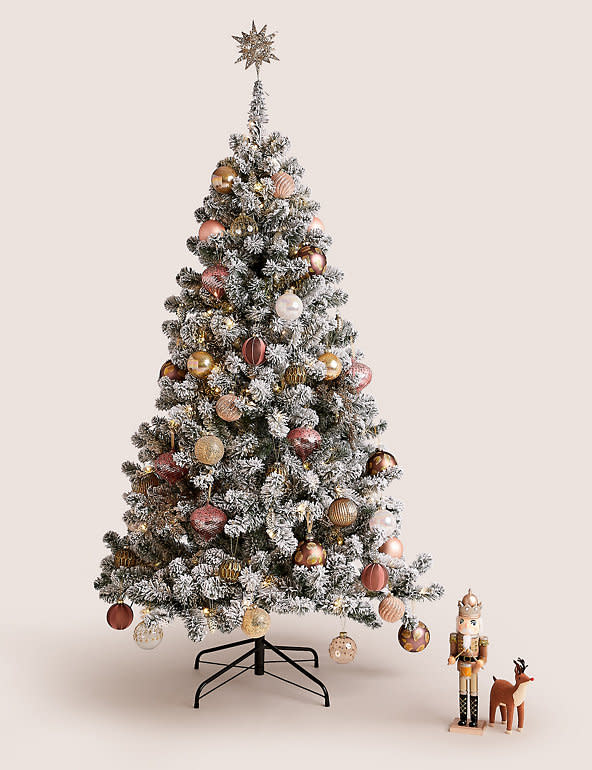 6ft Lit Snowy Christmas Tree. (Marks & Spencer)