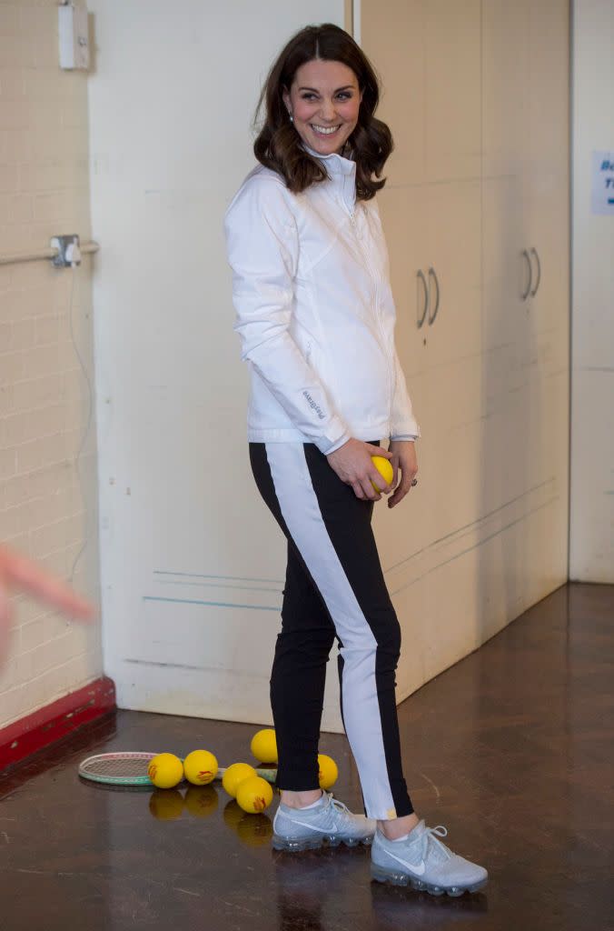 the duchess of cambridge visits the wimbledon junior tennis initiative